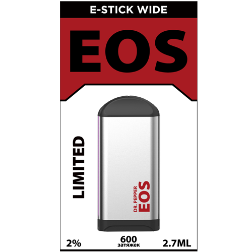Купить EOS e-stick Wide - DR. PEPPER, 600 затяжек, 20 мг (2%)