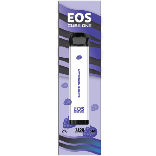 Купить EOS Cube One - BLUEBERRY POMERGRANATE, 1500 затяжек, 20 мг (2%)