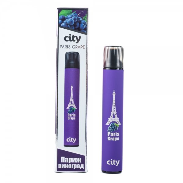 Купить City Railway - Paris (Париж, Виноград), 800 затяжек, 18 мг (1,8%)