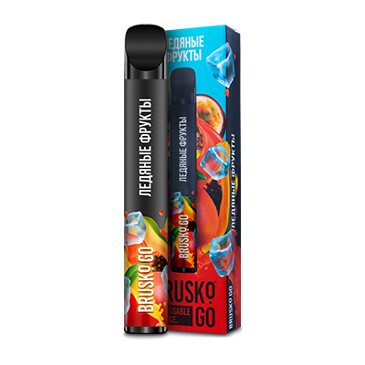Купить Brusko Go - Ледяные фрукты, 800 затяжек, 20 мг (2%)