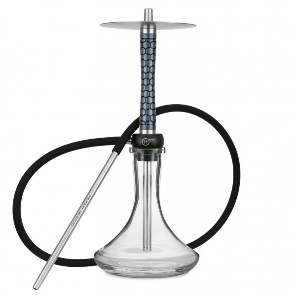 Купить Geometry Hookah Little Bro Honeycomb Gloss Grey