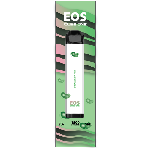 Купить EOS Cube One - STRAWBERRY KIWI, 1500 затяжек, 20 мг (2%)
