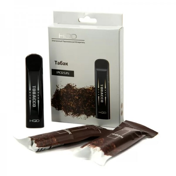 Купить HQD Cuvie - Tabak (Табак), 300 затяжек, 20 мг (2%)