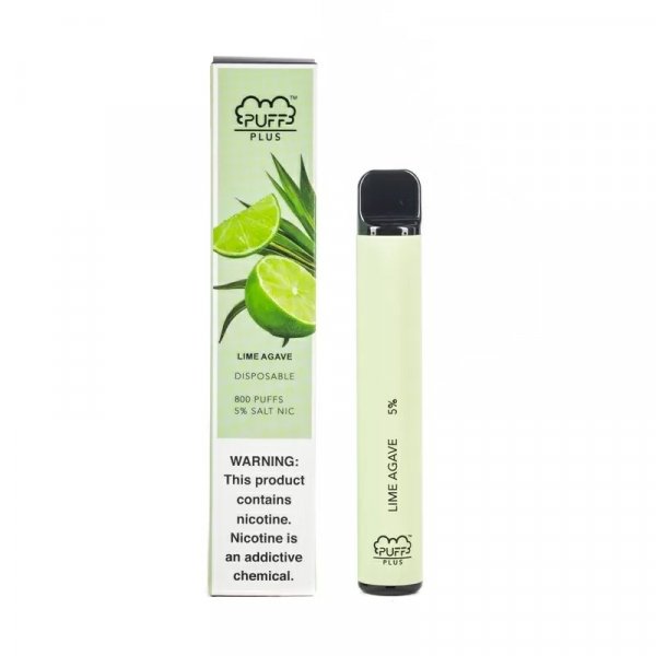 Купить Puff PLUS - Lime Agave (Лайм, Агава), 800 затяжек, 20 мг (2%)