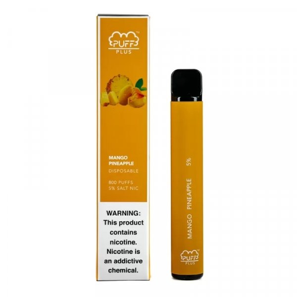 Купить Puff PLUS - Mango Pineapple (Манго, Ананас), 800 затяжек, 20 мг (2%)