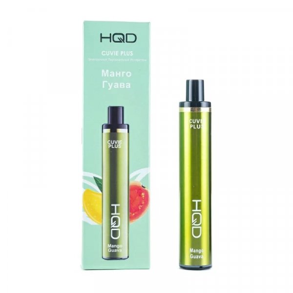Купить HQD Cuvie Plus ORIGINAL - Манго-Гуава, 1200 затяжек, 20 мг (2%)