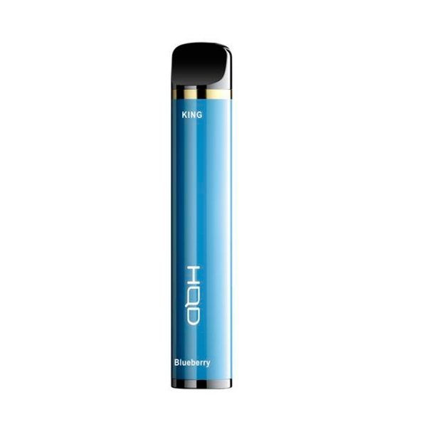Купить HQD King ORIGINAL - Blueberry (Черника), 2000 затяжек, 20 мг (2%)