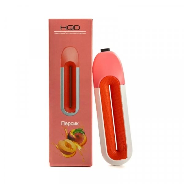 Купить HQD Rosy - Peach (Персик), 400 затяжек, 20 мг (2%)