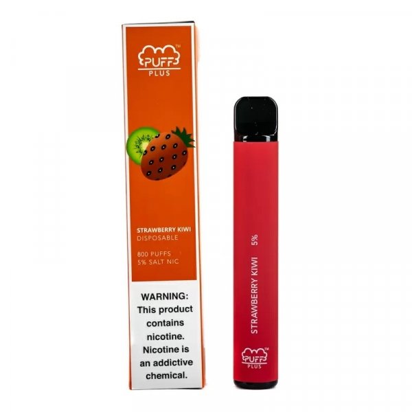 Купить Puff PLUS - Strawberry Kiwi (Клубника Киви), 800 затяжек, 20 мг (2%)