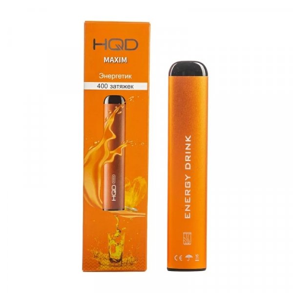 Купить HQD Maxim - Energy (Энергетик), 400 затяжек, 20 мг (2%)