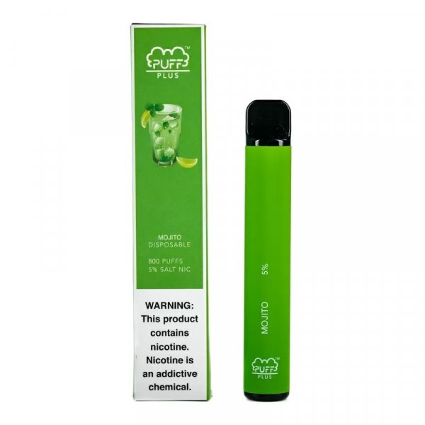 Купить Puff PLUS - Mojito (Мохито), 800 затяжек, 20 мг (2%)