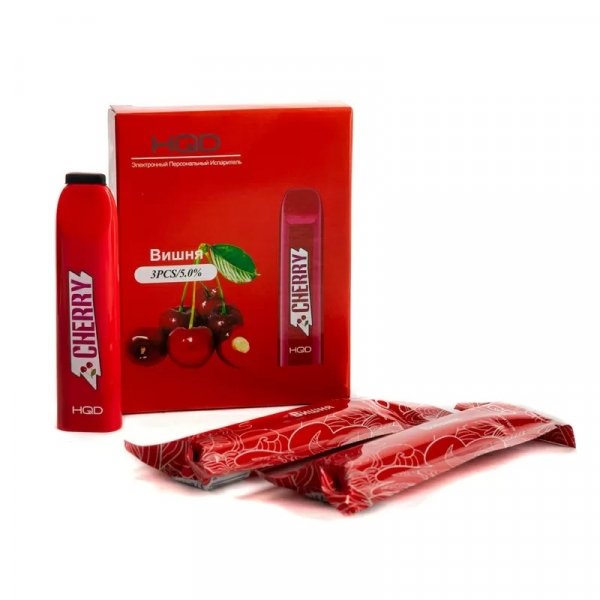 Купить HQD V2 - Cherry (Вишня), 300 затяжек, 20 мг (2%)