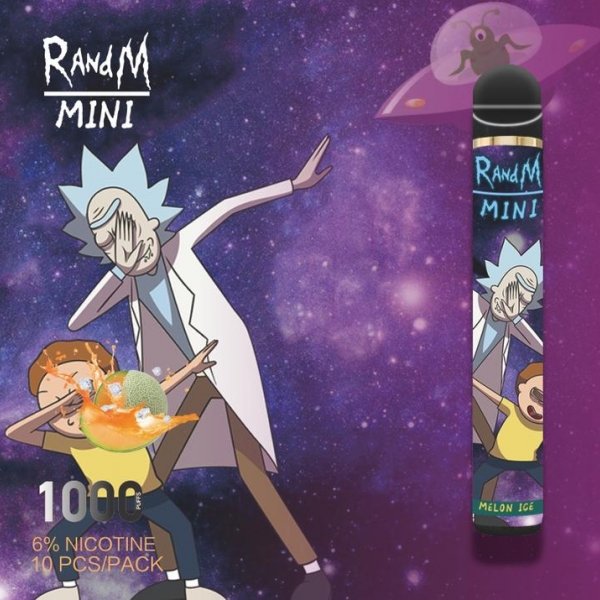 Купить RandM Switch - Melon ice & orange soda (2 вкуса в 1), 2400 затяжек, 20 мг (2%)