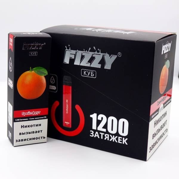 Купить FIZZY Cube - Грейпфрут, 1200 затяжек, 50 мг (5%)
