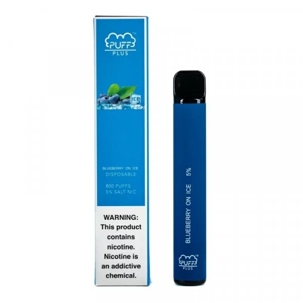 Купить Puff PLUS - Blueberry On Ice (Черника Лёд), 800 затяжек, 20 мг (2%)
