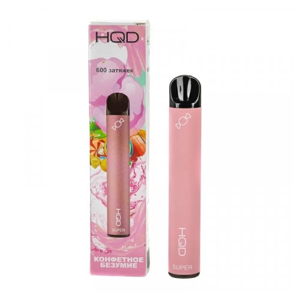 Купить HQD Super - Frozen Candy (Конфетное Безумие), 600 затяжек, 20 мг (2%)
