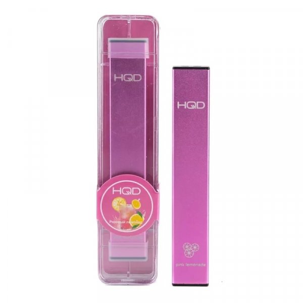 Купить HQD Ultra Stick - Pink Lemonade (Розовый Лимонад), 500 затяжек, 20 мг (2%)