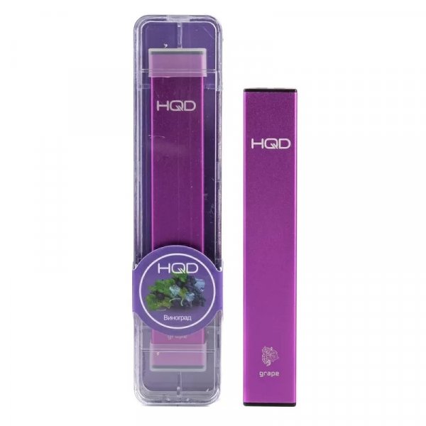 Купить HQD Ultra Stick - Grape (Виноград), 500 затяжек, 20 мг (2%)