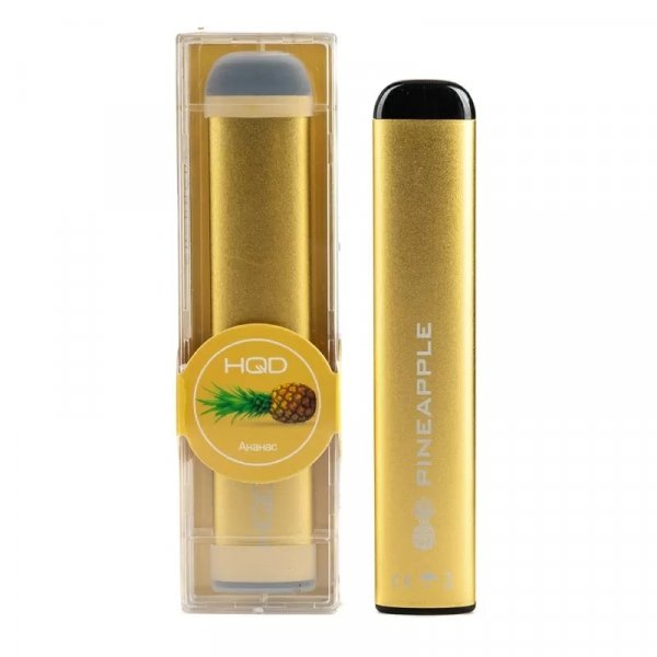 Купить HQD Maxim - Pineaple (Ананас), 400 затяжек, 20 мг (2%)