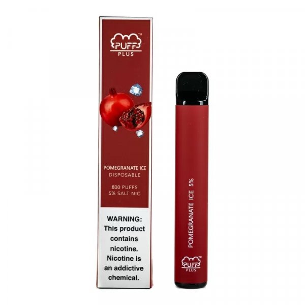 Купить Puff PLUS - Pomegranate Ice (Гранат Лёд), 800 затяжек, 20 мг (2%)