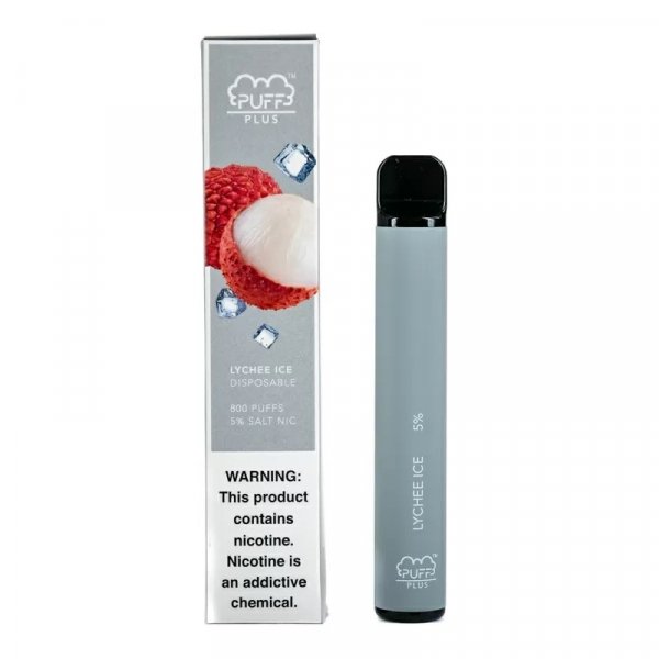 Купить Puff PLUS - Lychee Ice (Личи Лёд), 800 затяжек, 20 мг (2%)