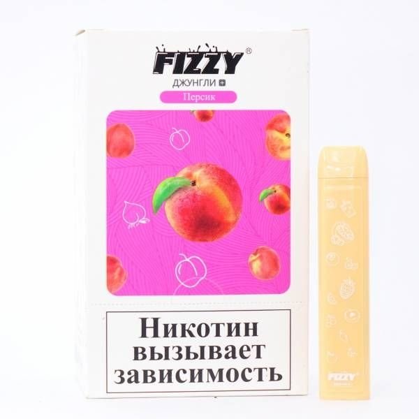 Купить FIZZY Джунгли - Персик, 700 затяжек, 20 мг (2%)