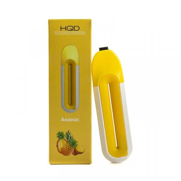 Купить HQD Rosy - Pineapple (Ананас), 400 затяжек, 20 мг (2%)