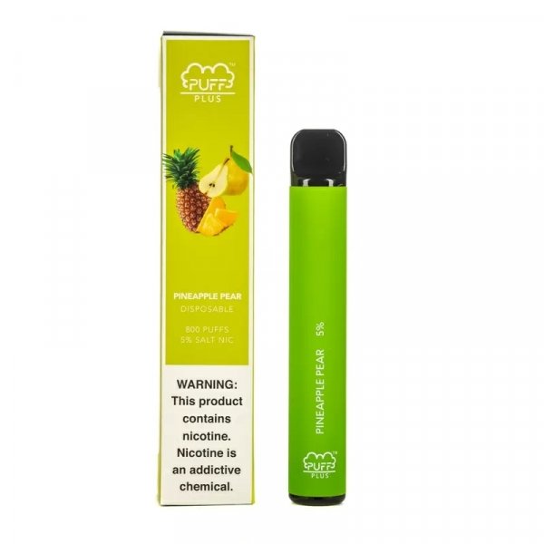 Купить Puff PLUS - Pineapple Pear (Груша Ананас), 800 затяжек, 20 мг (2%)