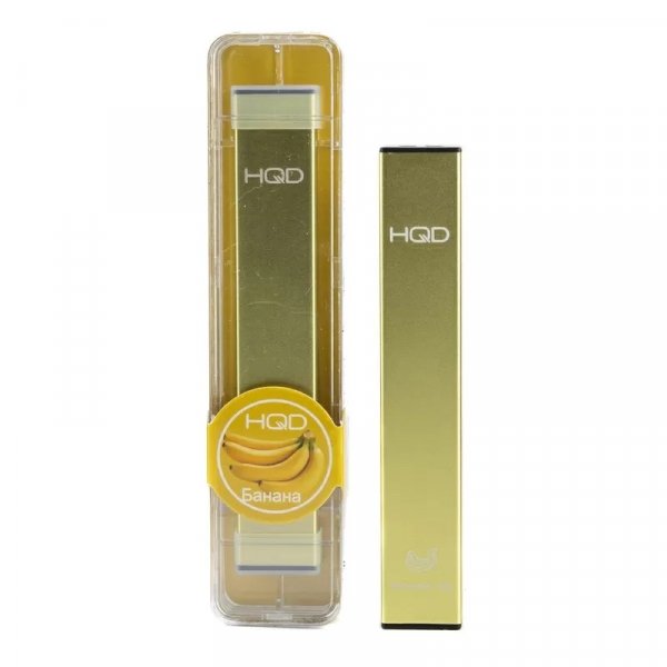 Купить HQD Ultra Stick - Banana (Банан), 500 затяжек, 20 мг (2%)