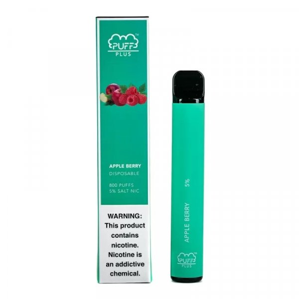 Купить Puff PLUS - Apple Berry (Яблоко ягоды), 800 затяжек, 20 мг (2%)