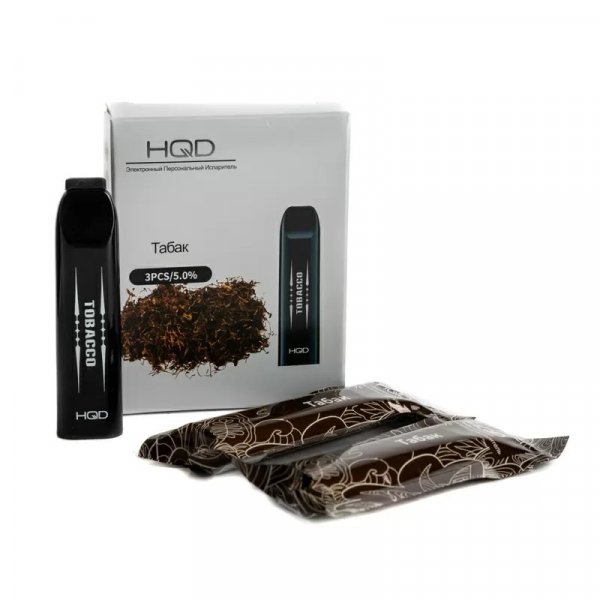 Купить HQD V2 - Tabacco (Табак), 300 затяжек, 20 мг (2%)
