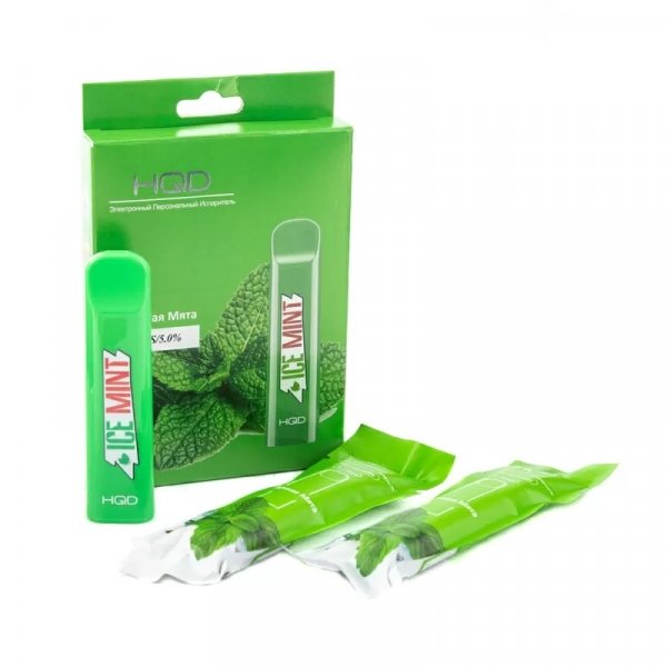 Купить HQD Cuvie - Mint (Мята), 300 затяжек, 20 мг (2%)