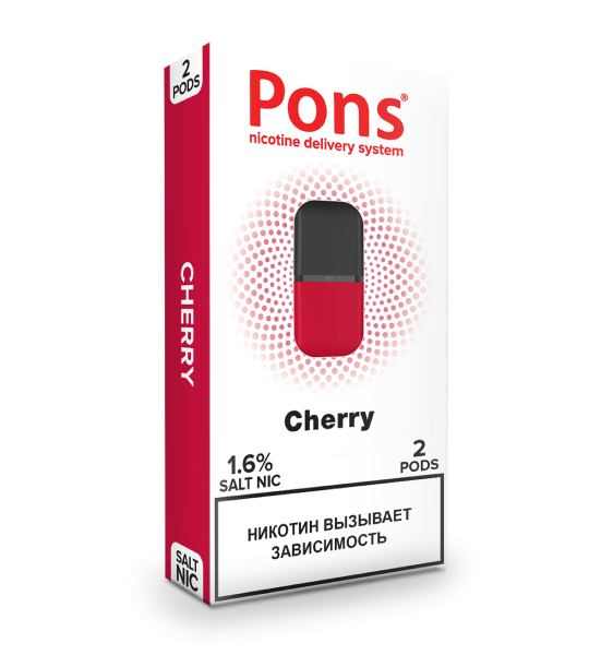 Купить Картридж Pons Cherry (Вишня) x 2