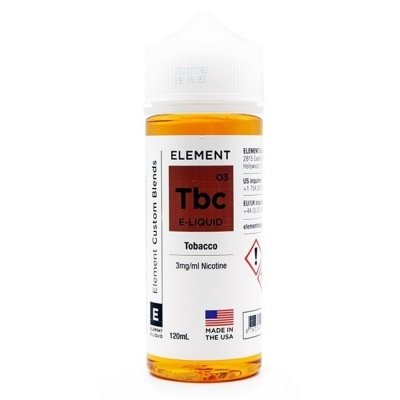 Купить Element Tobacco (Табак), 120 мл, 0 %
