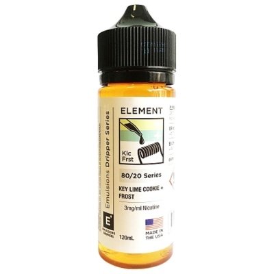 Купить Element Key Lime Cookie + Frost (Печенье с лаймом + Лед), 120 мл, 0 %