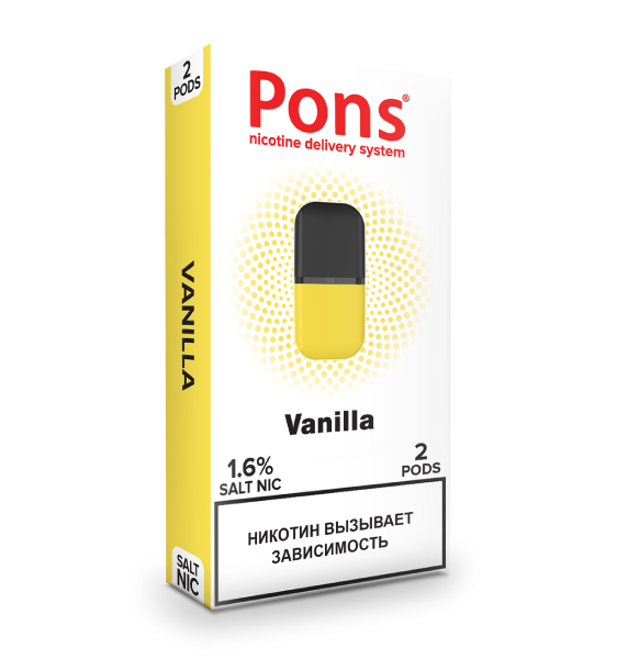 Купить Картридж Pons Vanilla (Ваниль) x 2