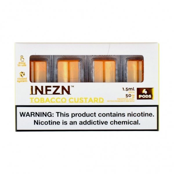 Купить Картриджи Phix INFZN Tobacco Custard (Табак, Заварной крем) х 4