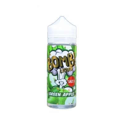 Купить Cotton Candy Bomb! SALT Green Apple (Зеленое Яблоко), 120 мл