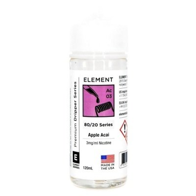 Купить Element Apple Acai (Яблоко, Асаи), 120 мл, 0 %