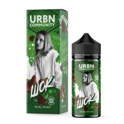 Купить URBN Community Doodking Дудкинг Shortfill (Шоколадное молоко, Мята), 95 мл, 0 %