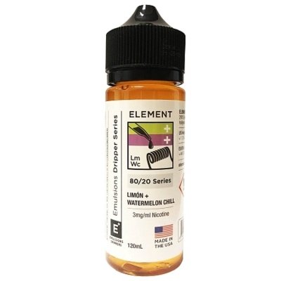 Купить Element Limon + Watermelon Chill (Лимон, Арбуз, Мята), 120 мл, 0 %