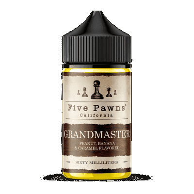 Купить Five Pawns Original Grandmaster (Арахисовое масло, Банановый крем, Сливки, Карамель), 60 мл, 0 %