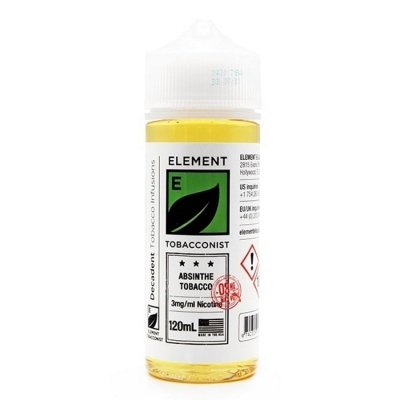 Купить Element Absinthe Tobacco (Табак, Абсент), 120 мл, 0 %