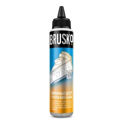 Купить Brusko Salt - Творожный десерт с бананом, 30 мл
