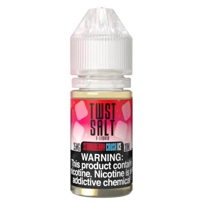 Купить TWIST Salt Strawberry Crush Ice (Клубничный лимонад, Ментол), 30 мл