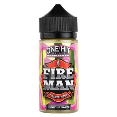Купить One Hit Wonder Fire Man Salt (Розовый лимонад, Лимон), 100 мл, 0,3 %
