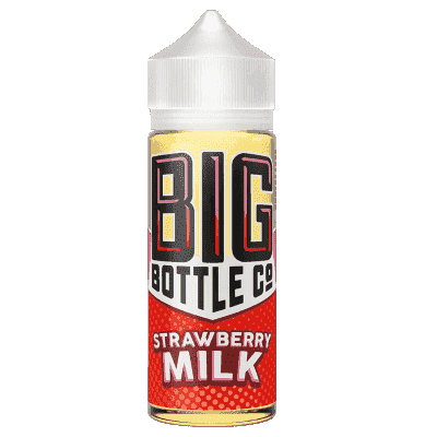 Купить Big Bottle Strawberry Milk (Клубника, Молоко), 120 мл