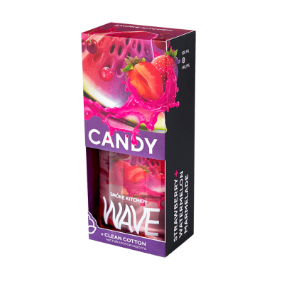 Купить Smoke Kitchen Wave Candy (Арбуз, Клубничный сироп, Вишневый сироп), 100 мл, 0 %