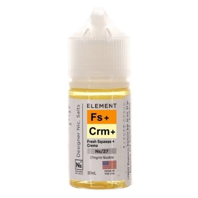 Купить Element Salt Fresh Squeeze + Crema (Цитрусовый микс + Сливочный крем), 30 мл, 2 %