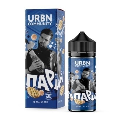 Купить URBN Community Zaparka Запарка Shortfill (Черничный пирог, Ванильное мороженое), 95 мл, 0 %